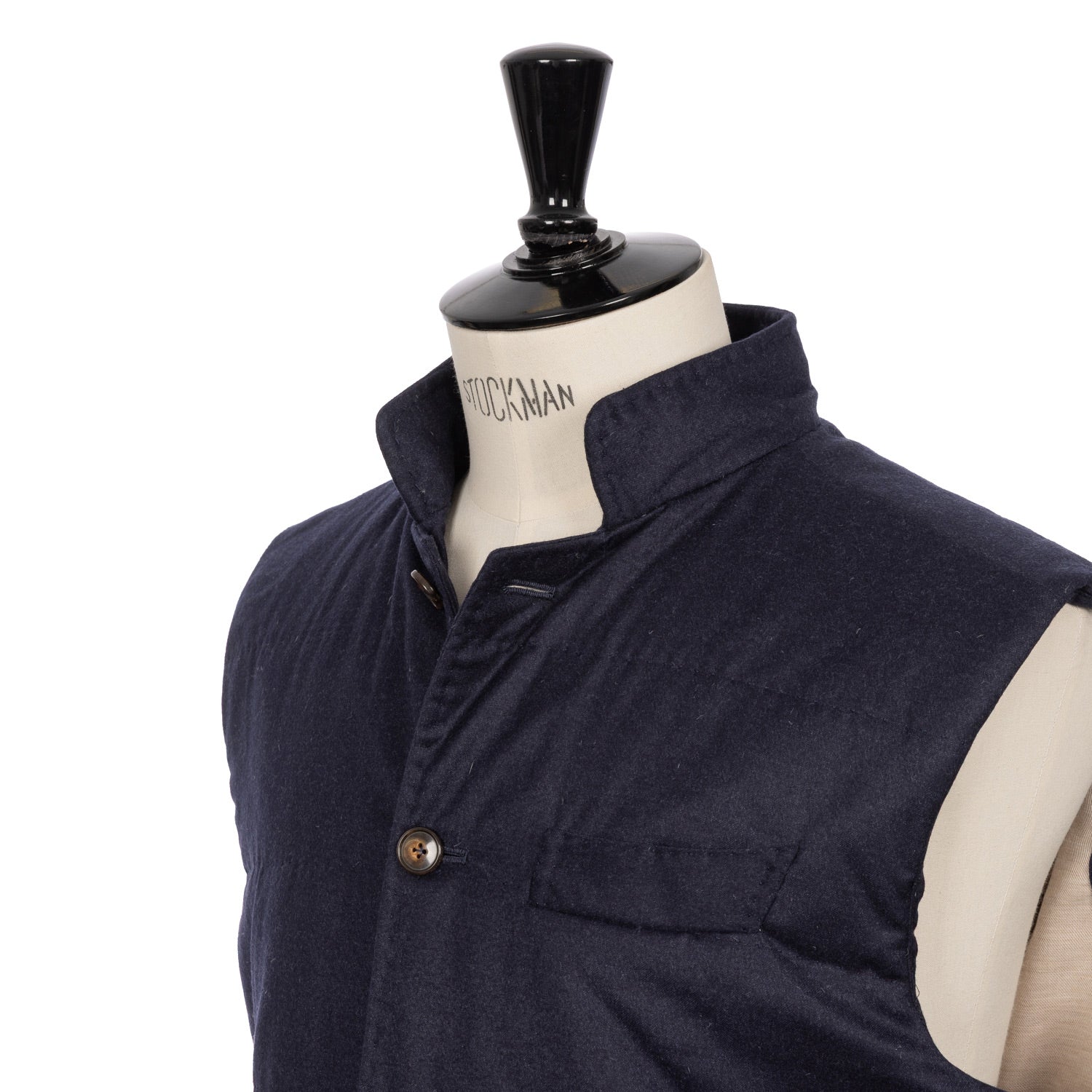 Edizione Speciale: Weste "Gran Sasso" aus feinstem Woll-Flanell - reine Handarbeit